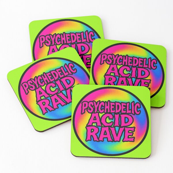 Item preview, Psychedelic Acid Rave – Neon Trippy Techno designed and sold by |TRSSHOP|.