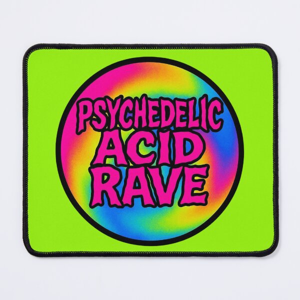 Item preview, Psychedelic Acid Rave – Neon Trippy Techno designed and sold by |TRSSHOP|.