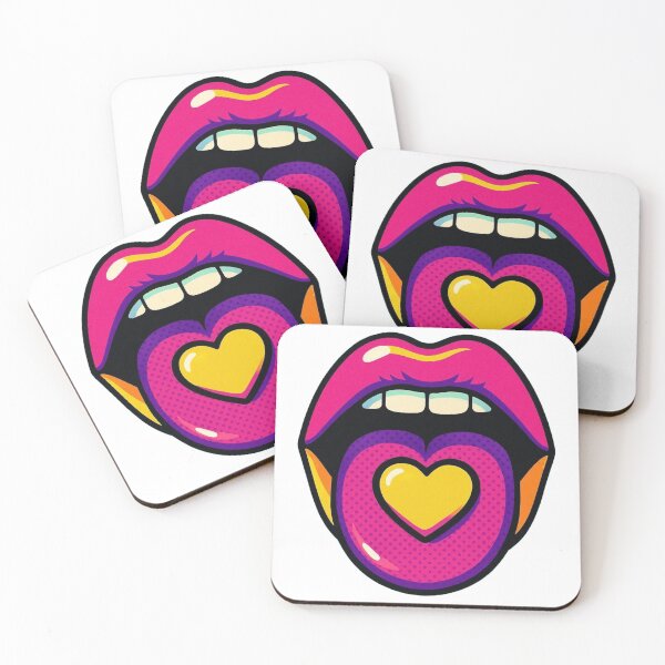 Item preview, Your Heart on My Tongue // Y2K Retro Valentine designed and sold by A Rather Decadent Exhibition.