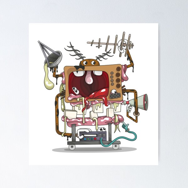 Item preview, Robots #03 - TV Robot Monster designed and sold by liquid-print.