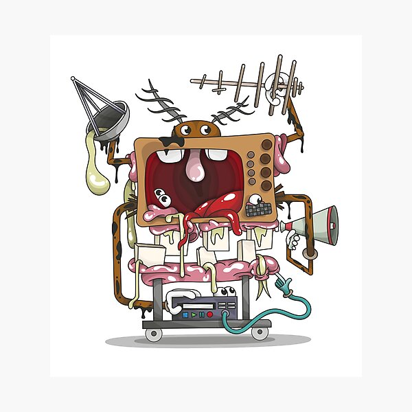 Item preview, Robots #03 - TV Robot Monster designed and sold by liquid-print.