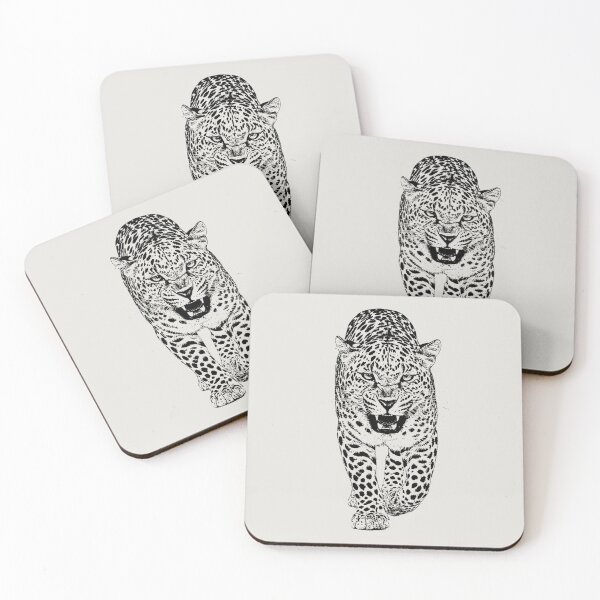 Item preview, Leopard Vintage Wildlife Engraving designed and sold by RPrintPulse.