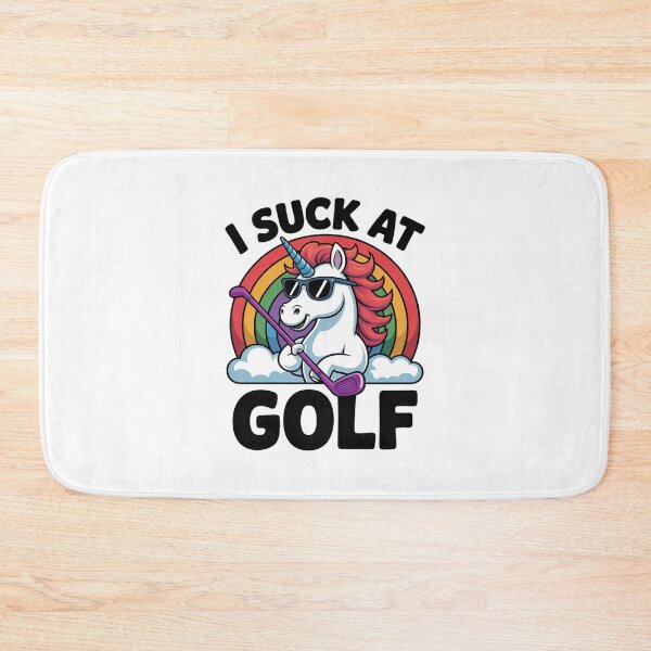 Item preview, I Suck At Golf Golf Loser Unicorn Sarcastic Golfing designed and sold by MarkLeedsArt.