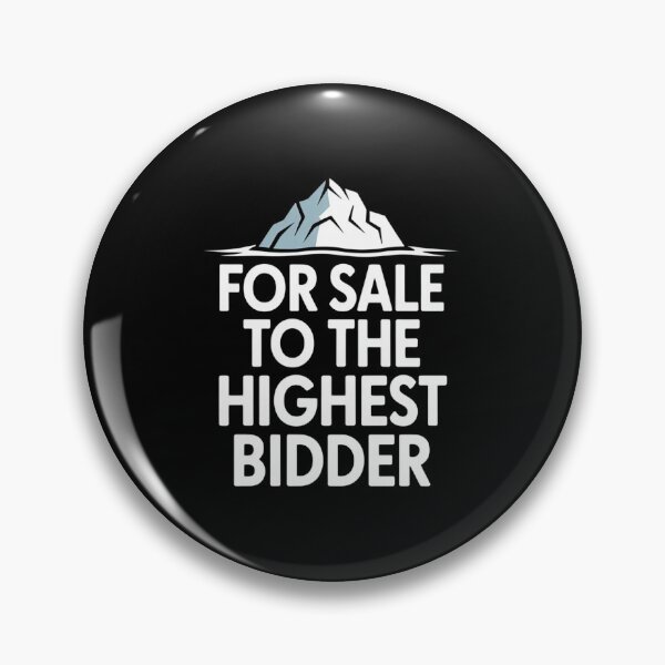 Item preview, For Sale to the Highest Bidder – Greenland Political Satire designed and sold by Karlas-things.