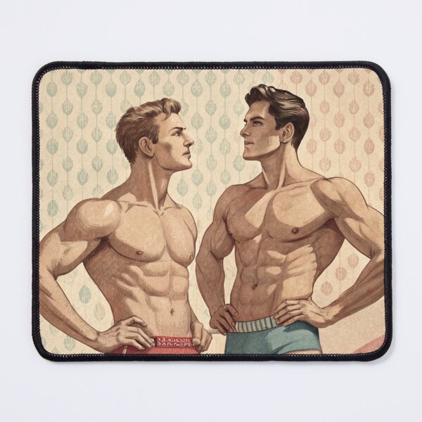 Item preview, Tender Strength – Vintage Male Romance Reimagined designed and sold by gayishdesign.