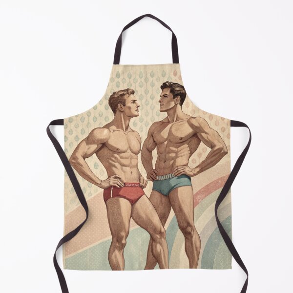 Item preview, Tender Strength – Vintage Male Romance Reimagined designed and sold by gayishdesign.