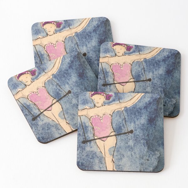 Item preview, Circus trapeze artist watercolour  designed and sold by Sheridanlongdog.