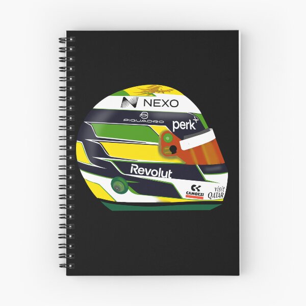 Item preview, Gabriel Bortoleto F1 2026 helmet inspired sticker designed and sold by Pink Polar F1.