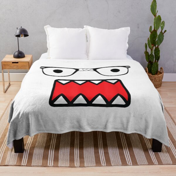 Item preview, Funny Monster Face with Nerd Glasses and Sharp Teeth Mascot designed and sold by LizzyKeiko.