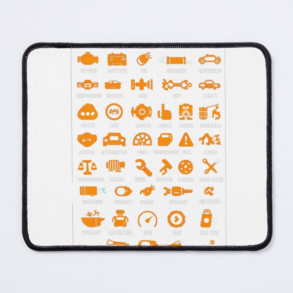 Item preview, Automotive Icons – Car Parts & Dashboard Symbols designed and sold by SPREADito.