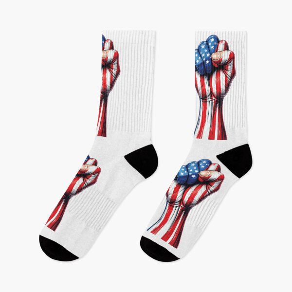 Item preview, Artistic representation of the United States flag with bold colors and paint splatter effects, symbolizing freedom, spirit, and creativity through a modern, abstract expression. designed and sold by Dejbar.