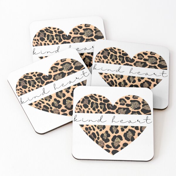 Item preview, Kind Heart Leopard Print Aesthetic designed and sold by Deep-Fold.