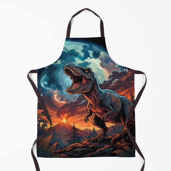 Item preview, Roaring T-Rex in Prehistoric Landscape designed and sold by Bryghte.