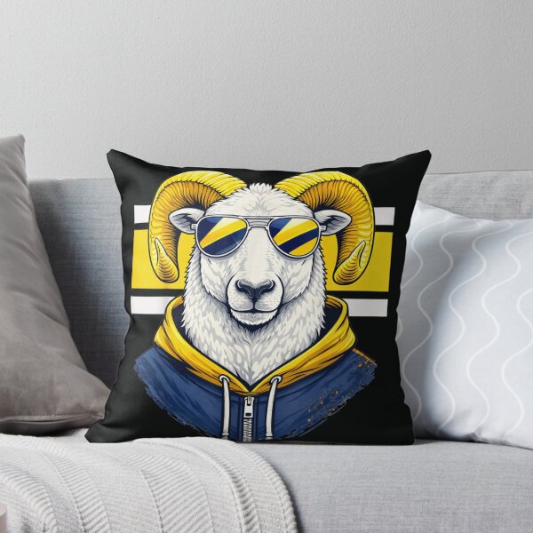 Item preview, Cool Ram Mascot Wearing Sunglasses and Hoodie Urban Animal Streetwear Art designed and sold by CrinoSwice.