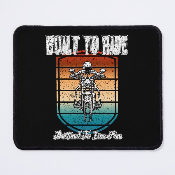 Item preview, BUILT TO RIDE DESTINED TO LIVE FREE motorcycle rider travel motorcycle adventures enjoy the road vintage motorcycles designed and sold by Jt41.