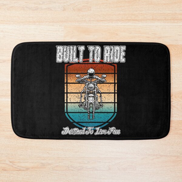 Item preview, BUILT TO RIDE DESTINED TO LIVE FREE motorcycle rider travel motorcycle adventures enjoy the road vintage motorcycles designed and sold by Jt41.