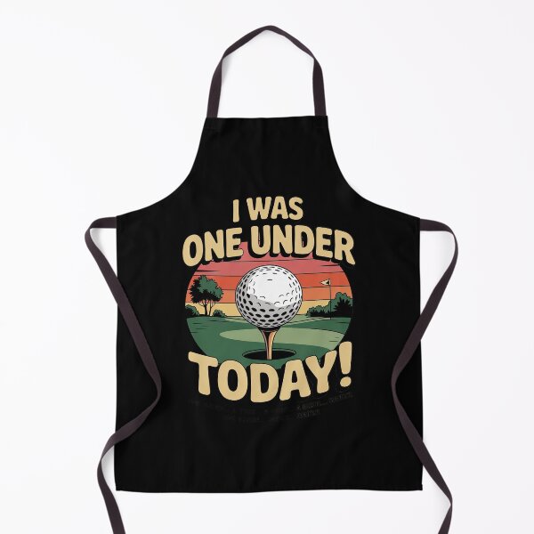 Item preview, I Was One Under Today Golf Lover Golfer Golfing designed and sold by MarkLeedsArt.
