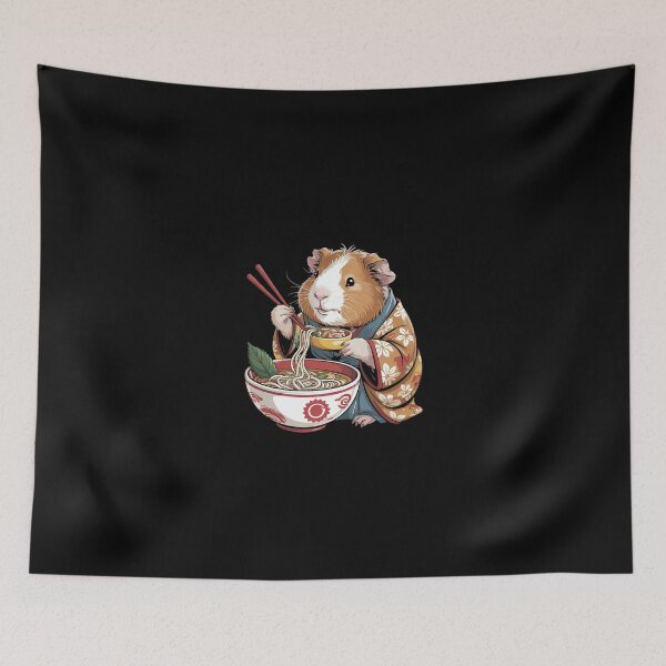 Item preview, Guinea Pig Ramen Kawaii Neko Japanese Noodles designed and sold by SyntaxClaw.