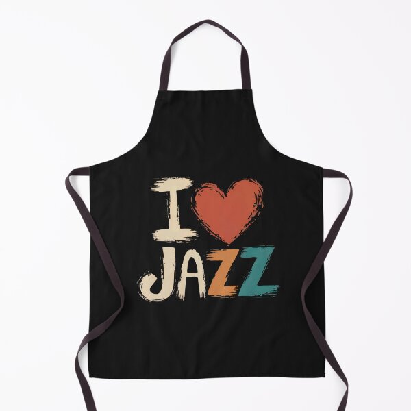 Item preview, I Love Jazz Music Lover Vintage Design designed and sold by Anniko Art Studio.