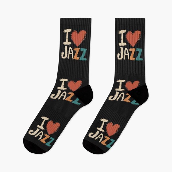 Item preview, I Love Jazz Music Lover Vintage Design designed and sold by Anniko Art Studio.