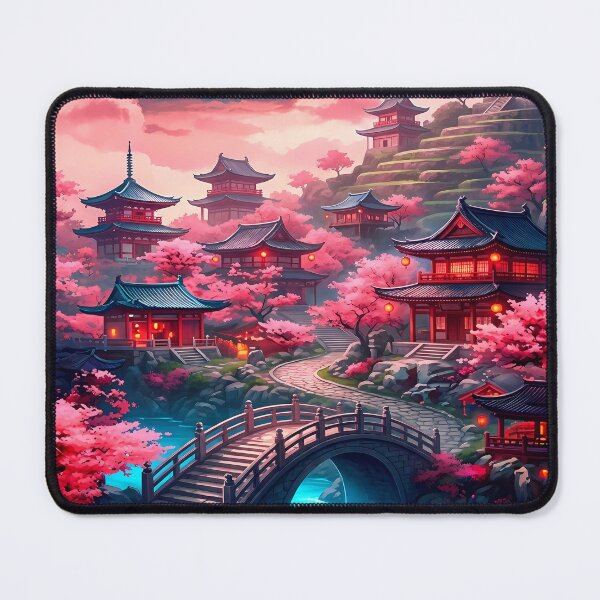 Item preview, Sacred Blossom Shrine: Japanese Landscape designed and sold by Bryghte.