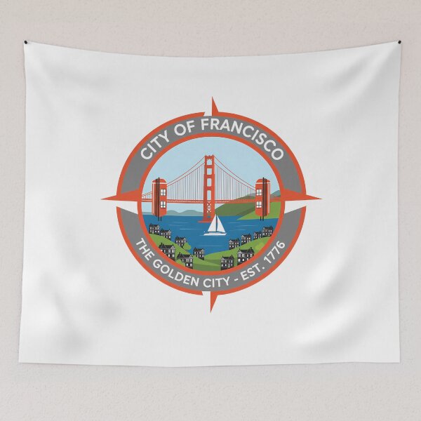 Item preview, San Francisco Golden City Golden Gate Bridge Seal designed and sold by k3rstman1.