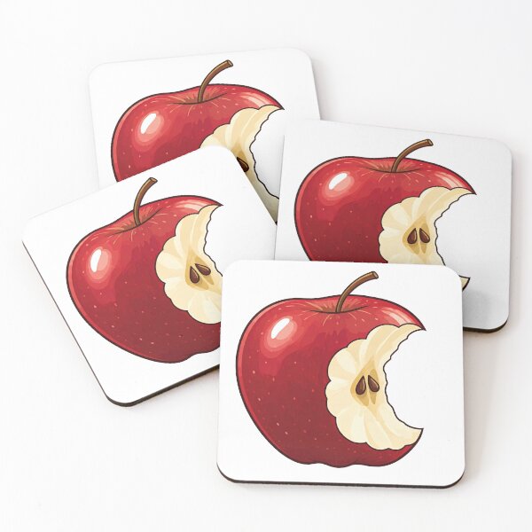 Item preview, Apple Design: Red Apple with a Bite designed and sold by Art for Every Person.