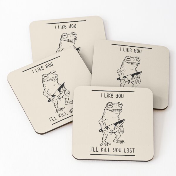 Item preview, I Like You, I’ll Kill You Last Frog designed and sold by dudelinart.