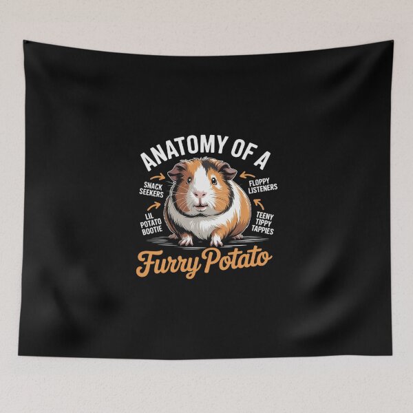Item preview, Guinea Pig Anatomy Of A Furry Potato Guinea Pig  designed and sold by DigitaldeligArt.