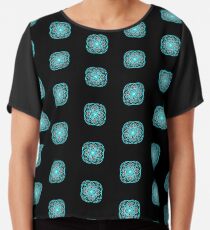 Electrifying pattern Chiffon Top