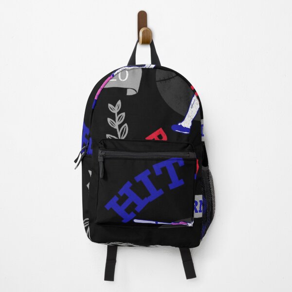 Item preview, Hit Hard Run Fast Turn Left Baseball Mlb Sports Bat Pitcher Catcher Hitter designed and sold by vinuthna9.