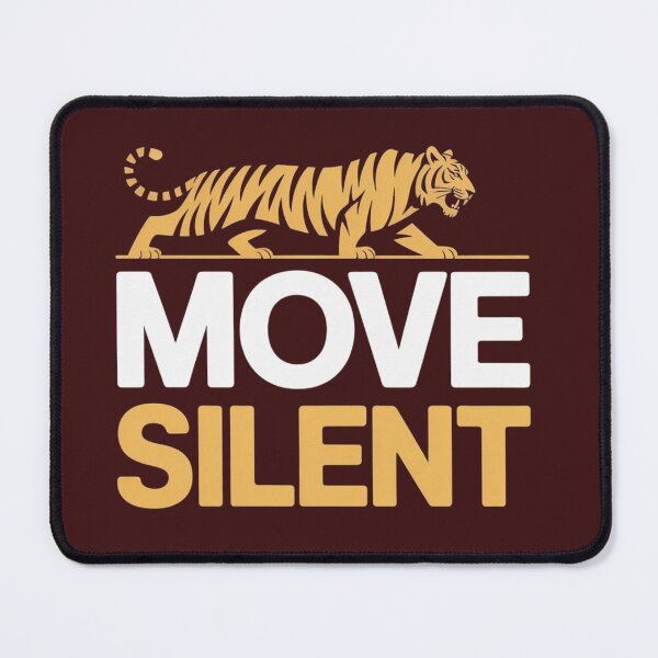 Item preview, Move Silent – Tiger Streetwear Graphic designed and sold by Marplesmade.
