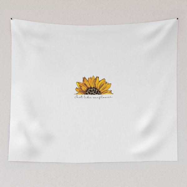 Item preview, Minimal Sunflower Aesthetic – Dark Floral Quote Art designed and sold by Deep-Fold.