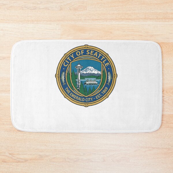 Item preview, Seattle Emerald City Space Needle Mount Rainier Ferry designed and sold by k3rstman1.
