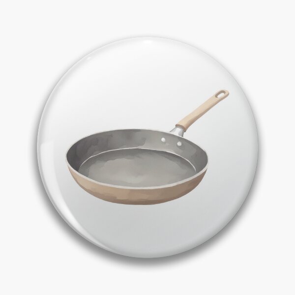 Item preview, Soft Watercolor Frying Pan Sticker designed and sold by GentleDayStudio.