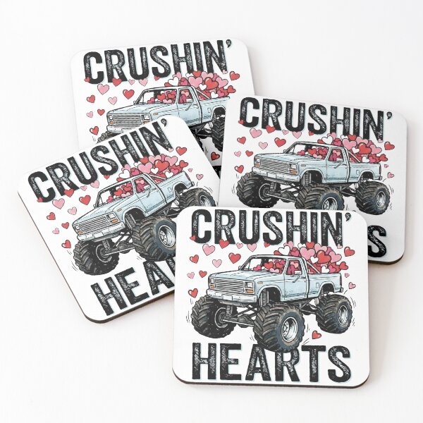 Item preview, Boy Valentine Monster Truck designed and sold by Eliasmcclain.