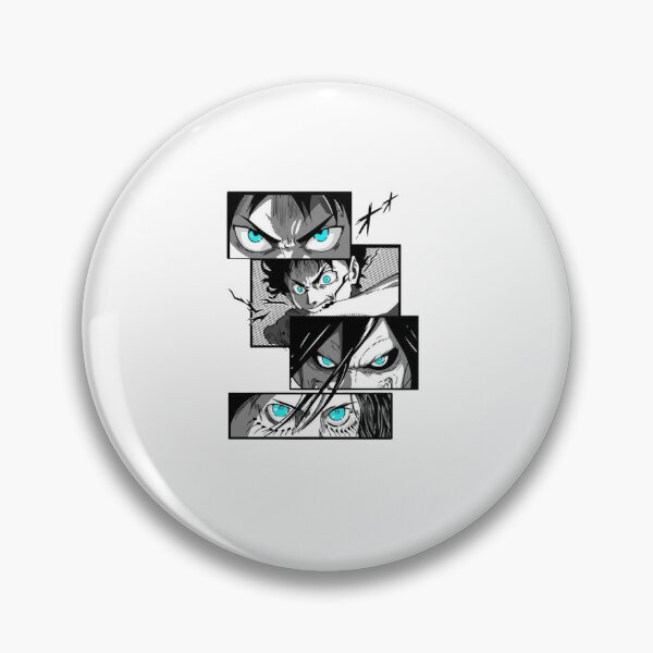 Item preview, Attack on Titan Eren Yeager Eyes Anime Manga Art designed and sold by Snowdog-Art.