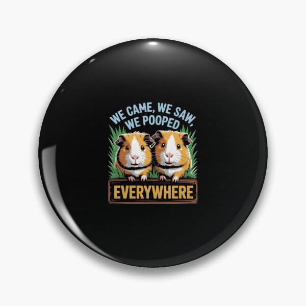 Item preview, Guinea Pig We Came Saw Pooped Cavy Pet Men Women Kids designed and sold by SyntaxClaw.