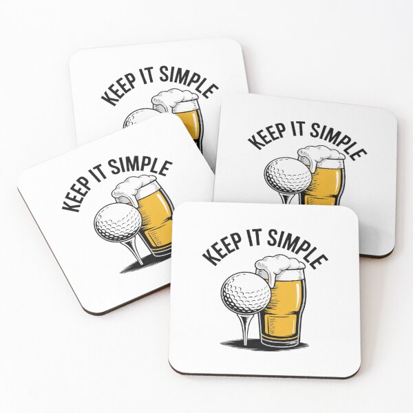 Item preview, Keep It Simples Golf Beer designed and sold by MarkLeedsArt.