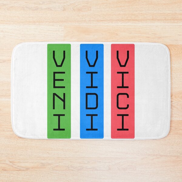 Item preview, Veni Vidi Vici - Modern Vertical Colorful Design designed and sold by ClashShop.