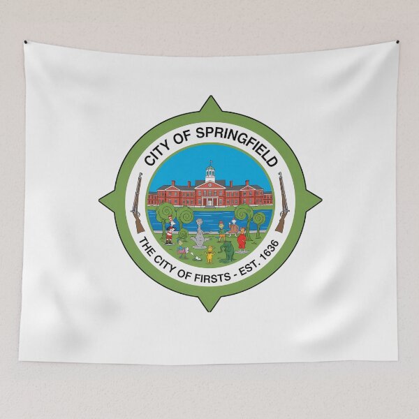 Item preview, Springfield City of Firsts Whimsical Historical Emblem designed and sold by k3rstman1.