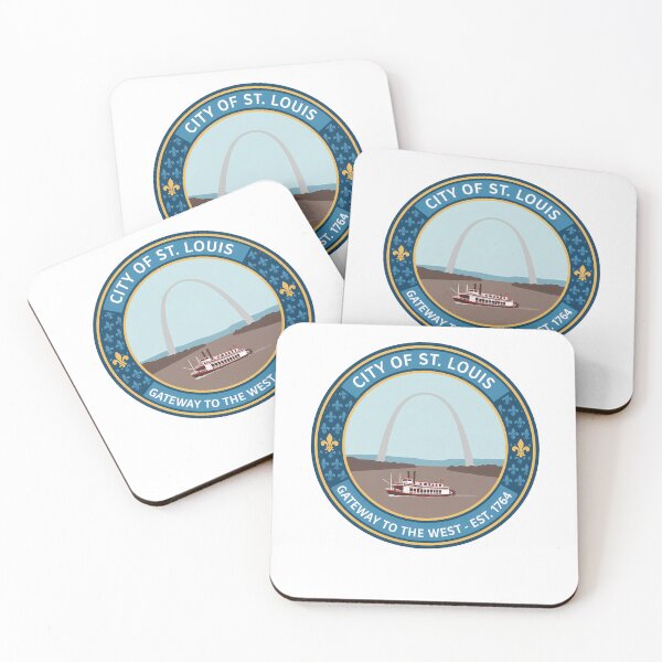 Item preview, St Louis City Seal Gateway Arch Steamboat designed and sold by k3rstman1.