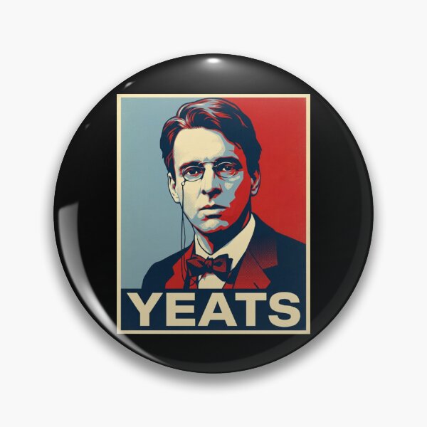 Item preview, William Butler Yeats Hope Style Retro Poster Art designed and sold by DamianRoy88.