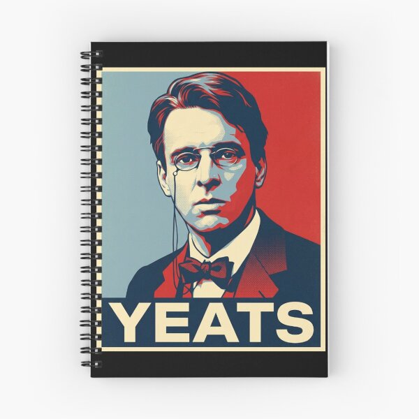 Item preview, William Butler Yeats Hope Style Retro Poster Art designed and sold by DamianRoy88.