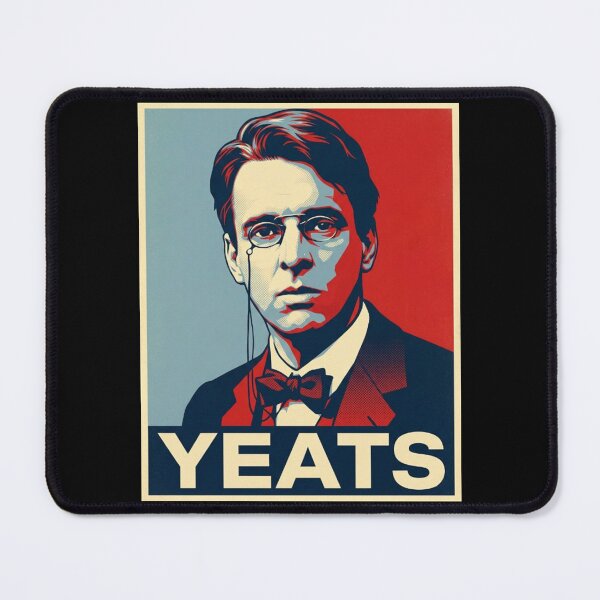 Item preview, William Butler Yeats Hope Style Retro Poster Art designed and sold by DamianRoy88.