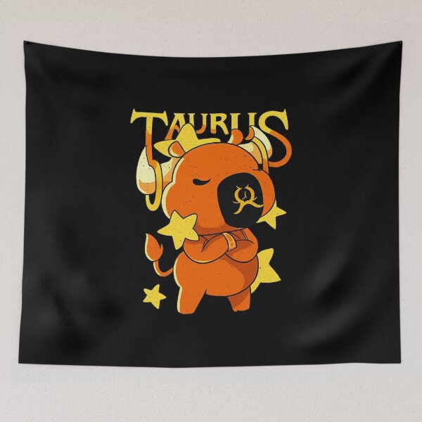 Item preview, Cute Taurus Zodiac Bear – Cozy Astrology Illustration designed and sold by PowerSSales.