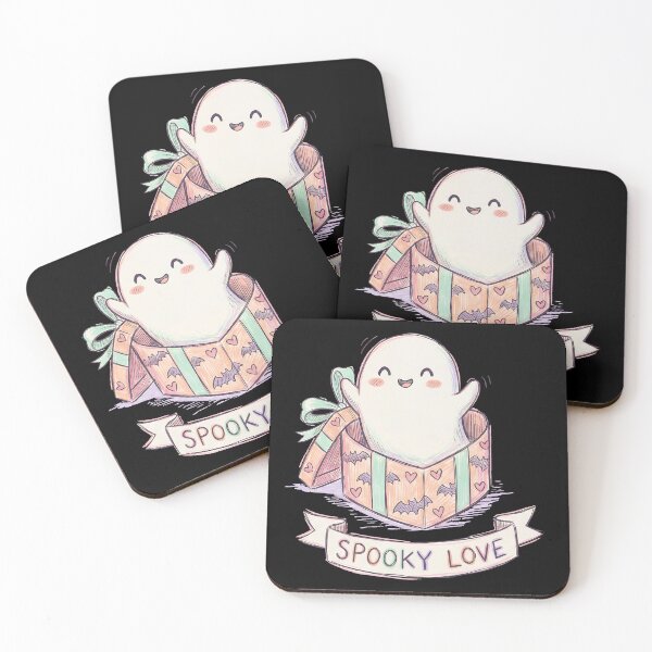 Item preview, Spooky Valentine Ghost – Cute Kawaii Love Halloween Aesthetic designed and sold by cr6zym1nd.