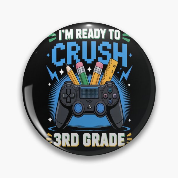 Item preview, I'm Ready to Crush 3rd Grade Back to School Video Game designed and sold by kakashinn.