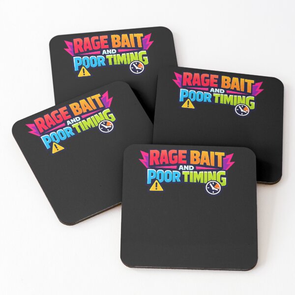 Item preview, Relatable Humor Saying Rage Bait and Poor Timing designed and sold by Logiamerch.