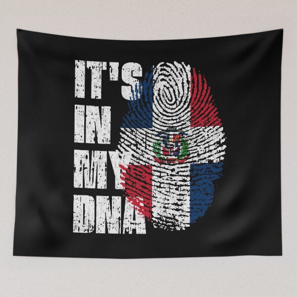 Item preview, IT'S IN MY DNA Dominican Republic Flag Roots designed and sold by CosmoKitsch.